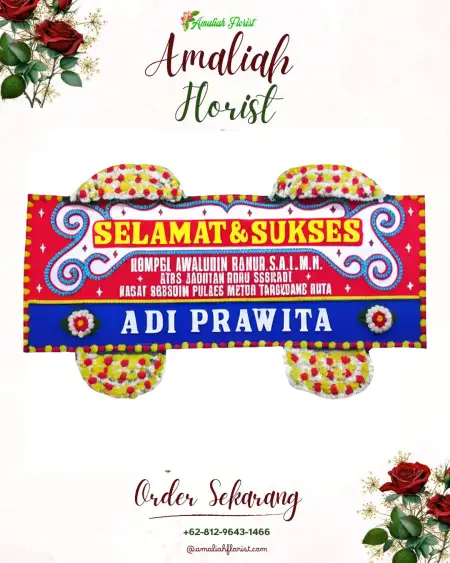 Papan Bunga Ucapan Selamat Gayamdompo